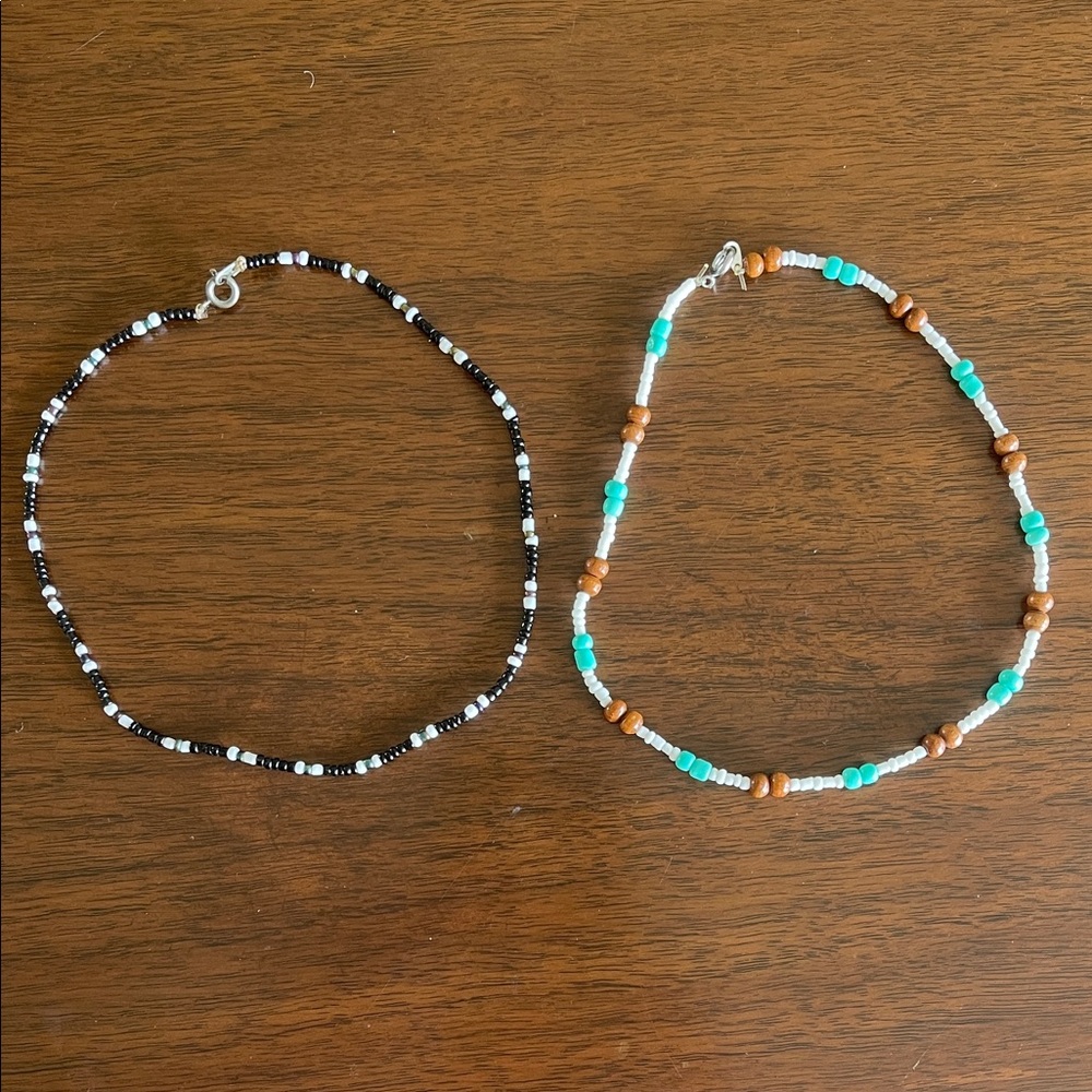 Handmade Beaded Necklace, Anklet, or Bracelet — Lightweight Summer Jewelry
